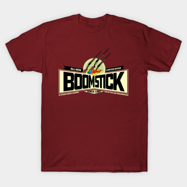 S-Mart Boomstick Advert T-Shirt by Meta Cortex